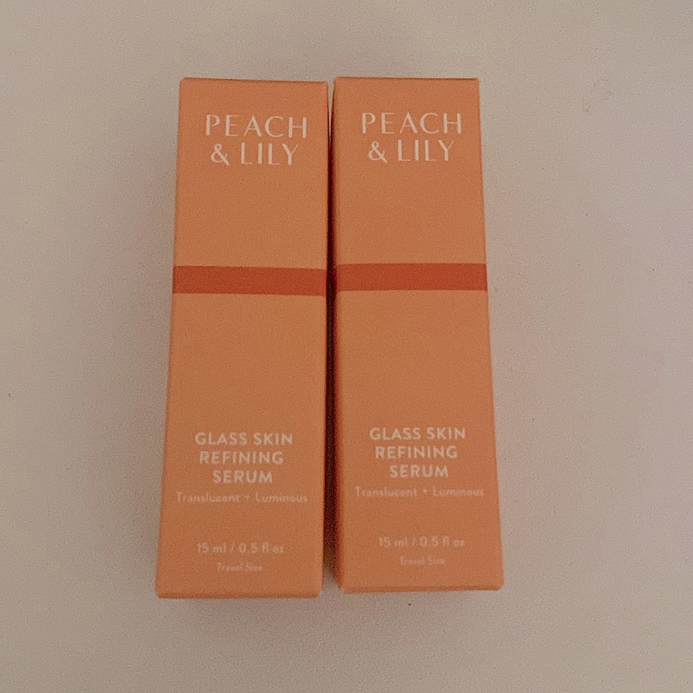 2 Travel Size Peach & Lily Glass Skin Refining Serum